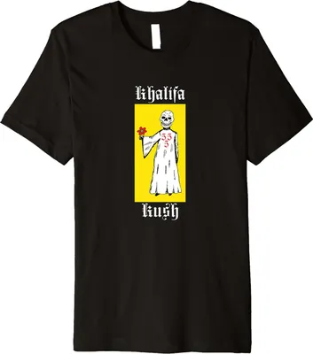 Produktbild von Wiz Khalifa - "Reaper Flowers" T-Shirt für Herren/Damen Uni RO8733 (L) (Schwarz)