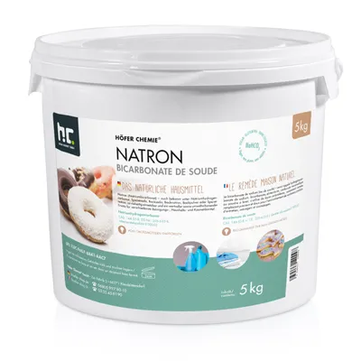 Produktbild von 5 kg Natron Backsoda Natriumhydrogencarbonat in Lebensmittelqualität
