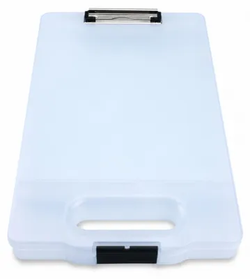 Produktbild von GENIE CL 900T Klemmbrett DIN A4 transparent mit Aufbewahrungsfach