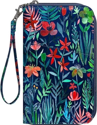 Produktbild von Famanu Reisepasshalter - Dokumentenorganizer für die ganze Familie - Clutch für Pässe und Karten