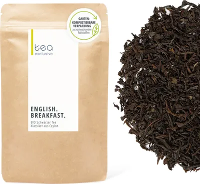Produktbild von English Breakfast, Schwarzer Tee BIO, Ceylon, 125g