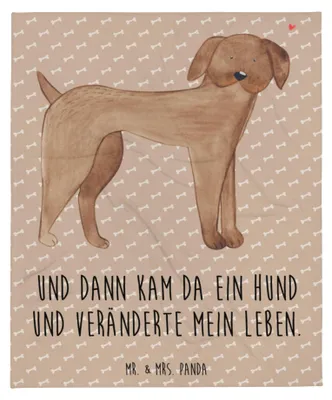 Produktbild von Mr. & Mrs. Panda Kuschelige Decke Hund Dogge - Hundeglück - Geschenk, Deutsche, Bettüberwurf, Bettdecke, Herz, Kuscheldecke, Schlafdecke, Wohndecke, Hunde, Tagesdecke