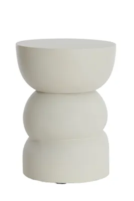 Produktbild von Light & Living - Beistelltisch AZALIO - Ø35x45cm - Weiß