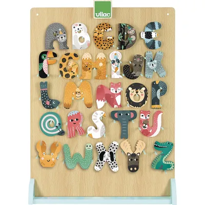 Image de Vilac Présentoir alphabet animaux