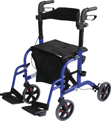 Productafbeelding van Aidapt Rolstoel rollator - Donkerblauw