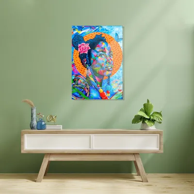 Produktbild von Wallity, UV-613 - 50 x 70, Dekorative Malerei aus gehärtetem Glas, Mehrfarbig, 100 % gehärtetes Glas, 50 x 70 cm