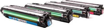 Produktbild von Kompatibel Set 4x Toner für HP Color Laserjet CP5225 von ABC