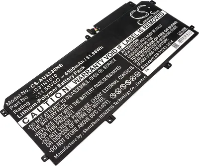 Produktbild von TECHTEK Laptop Akkus Kompatibel mit [Asus] UX330, UX330C, UX330CA, UX330CA-0051C7Y30, UX330CA-0061A7Y30, UX330CA-1A, UX330CA-1C, UX330CA-FB038T, UX33