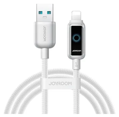 Produktbild von Joyroom USB-A auf Lightning-Schnellladekabel 3A, 1,2 m - Weiß
