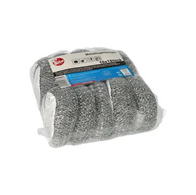 Zdjęcie produktu dla Papstar drut do czyszczenia garnków średnica 10 cm 10 sztuk 1 opakowanie