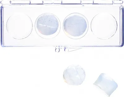 Produktbild von Best Sporting Schwimm-Ohrstöpsel aus transparentem Silikon, 4 St. in Etui
