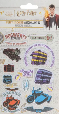 Zdjęcie produktu dla Harry Potter Puffy Sticker Magical Motors