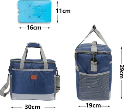 Produktbild von Kühltasche Kühltasche mit Kühlelemente Picknicktasche Lunchtasche
