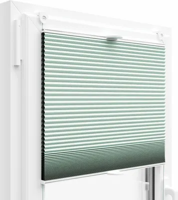 Image de STORES PLISSÉS THERMO ALVÉOLAIRES STORES PLISSÉS À 100% DE FERMETURE
(aigue-marine PM07, 25x120 cm)