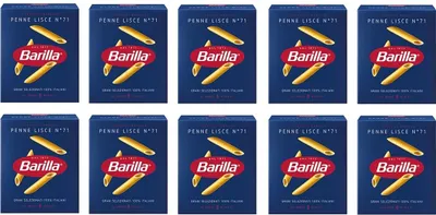 Produktbild von 10x Pasta Barilla Penne lisce Nr. 71 italienisch Nudeln 500 g pack