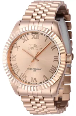 Obrázek produktu pro Invicta Specialty 47407 Pánské Hodinky - Quartz Hnutí - Nerezová Ocel s Růžovým Zlatým Ciferníkem - 43 mm