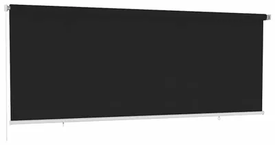 Zdjęcie produktu dla Roleta zewnętrzna vidaXL 400 x 140 cm, czarna, z HDPE