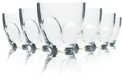 Produktbild von 6x Hennessy XO Fine Cognac Glas 0,2l Tumbler Griffmulde Gläser Relief Whiskey