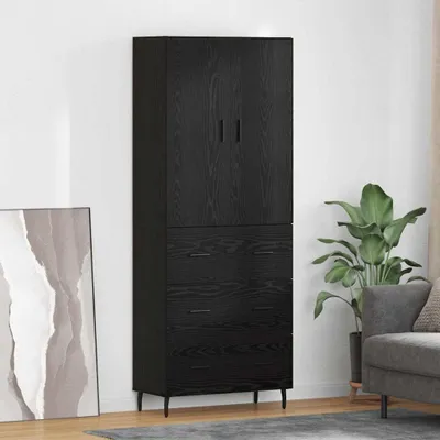 Immagine prodotto di Maison Exclusive - Mobile contenitore a due ante, finitura effetto legno noce, dimensioni 69,5 x 34 x 180 cm