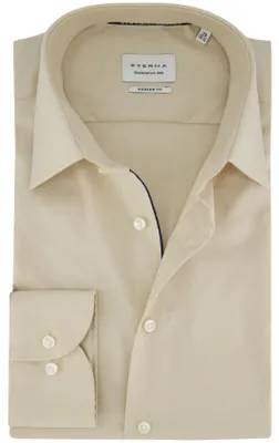 Produktbild von Hemd Eterna Modern Fit beige Baumwolle bügelleicht