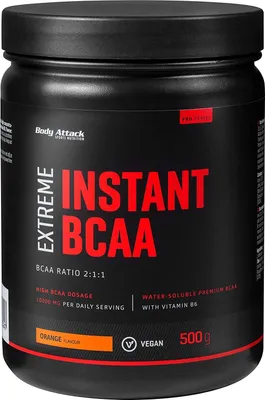 Produktbild von Body Attack Extreme Instant BCAA 500g Orange