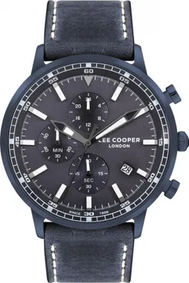 Produktbild von Herrenuhr LEE COOPER LC07943.990 in Marineblau - ein modisches Geschenk.