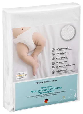 Productafbeelding van Waterdichte Matrasbeschermer 60 x 120 cm