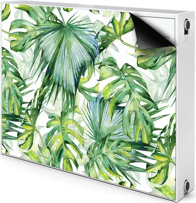 Produktbild von Magnet Heizkörperverkleidung Heizkörper-Abdeckung Heizung Heizkörper 100x60 cm - Dichter Dschungel