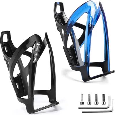 Image de Porte-bidon pour vélo, pack de 2, Porte-bidon léger, VTT vélo de course Porte-bidon, Multicolore