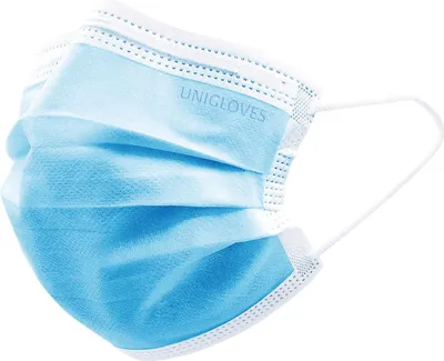 Produktbild von Unigloves | OP-Mundschutz | Profil Plus SMALL | blau