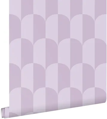 Produktbild von ESTAhome Tapete Art Decó Muster Violett 53 cm x 10.05 m