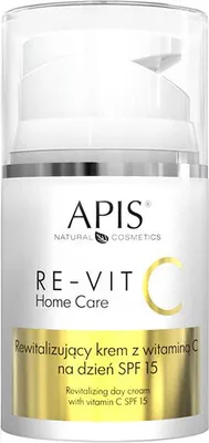 Produktbild von Apis Re-Vit C Home Care Revitalisierende Tagescreme Mit Vitamin C Spf 15 50 Ml