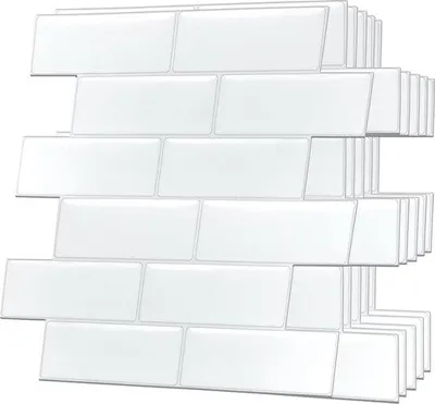 Obrázek produktu pro Famanu 3D samolepicí dlaždice, vodotěsné, mozaika - 20 kusů, rozměr 15,5 x 30,5 cm