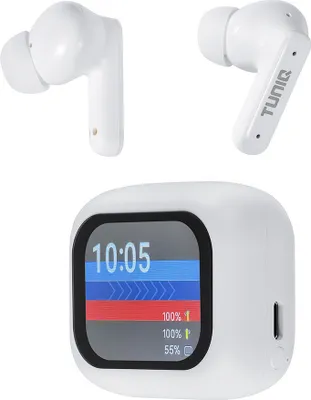 Immagine prodotto di TUNIQ ScreenPods - Auricolari wireless - Custodia di ricarica - Bianco