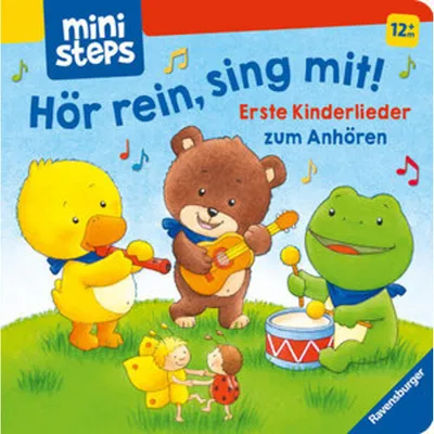 Produktbild von ministeps: Hör rein, sing mit! Erste Kinderlieder zum Anhören.
