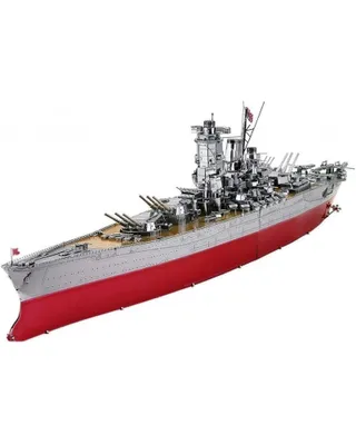 Obrázok produktu pre Úžasné 3D puzzle, bojová loď Yamato, kov, 245 dielikov