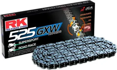 Obrázok produktu pre RK reťaz 525 Gxw 104 N sivá/sivá Otvorené
