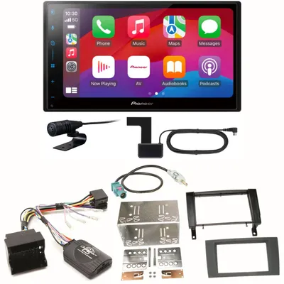 Produktbild von Pioneer SPH-DA77DAB CarPlay Android Auto Einbauset für Mercedes SLK R171 ab 2008