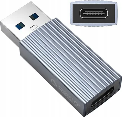 Zdjęcie produktu dla Adapter Przejściówka Z Usb-A 3.1 Na Usb-C Orico 10Gbps Do Laptopa Komputera
