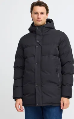 Produktbild von Blend BHOuterwear Herren Jacke Winterjacke Steppjacke mit Kapuze Druckknöpfe Reißverschlusstaschen Rippbündchen Regular fit