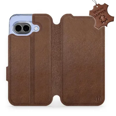 Immagine prodotto di Custodia in vera pelle per Google Pixel 10a, marca Mobiwear, colore marrone