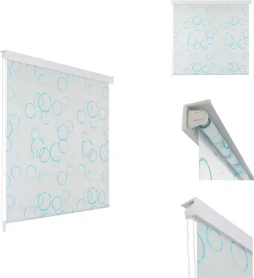 Produktbild von vidaXL Duschrollo 100x240 cm Blasenmuster -  Duschvorhänge