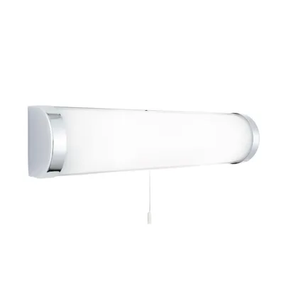 Produktbild von Zeitgenössische Wandleuchte Pappel Stahl Chrom Glas 1 Leuchte E14