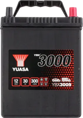 Produktbild von YUASA YBX3000 Starterbatterie 12V 30Ah 300A/EN Batterie