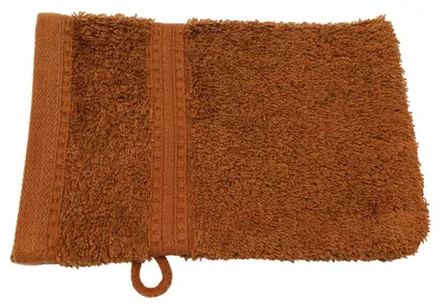 Produktbild von Julie Julsen BIO Waschhandschuh Schokobraun 15 x 21 cm