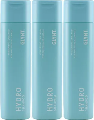 Produktbild von GLYNT Hydro 3 x 250 ml Shampoo Feuchtigkeitsspendend Set