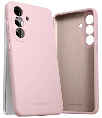 Imagen del producto de Funda de silicona Mercury para Samsung Galaxy S26+, color rosa arena