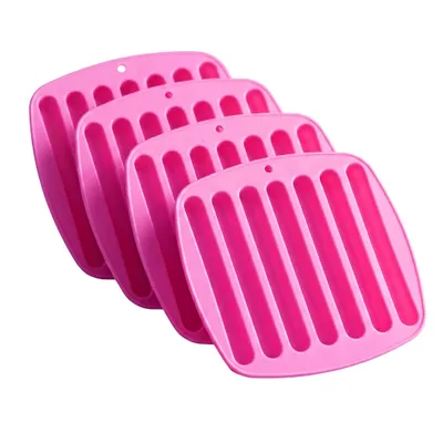 Produktbild von 4x 7er Silikon Stabeisform Eiswürfel Eisstab Stabeis Eisstäbe Eiswürfelform
