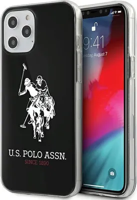Immagine prodotto di Us Polo Ushcp12Mtpuhrbk Iphone12/12 Pro 6,1 Czarny/Nero Logo Grande Lucido