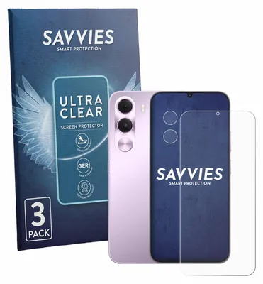 Produktbild von 6x Für realme C100i (Display+Kamera) Schutzfolie Savvies Displayschutz Display Schutz Folie Klar Transparent